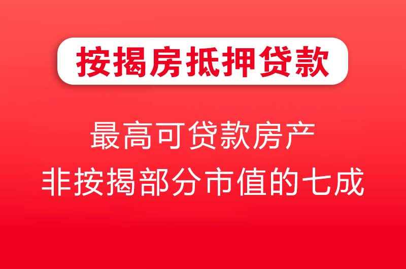 白山按揭房抵押贷款